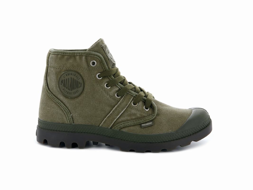 Palladium Pallabrousse Mens Boots Olive Australia [ZEBXOL-768]